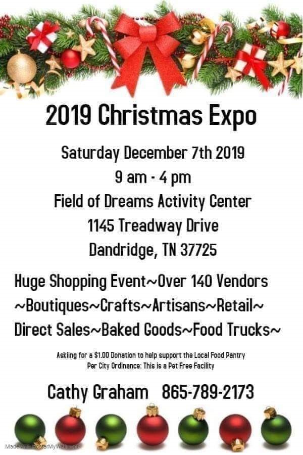 Information flyer on the 2019 christmas expo