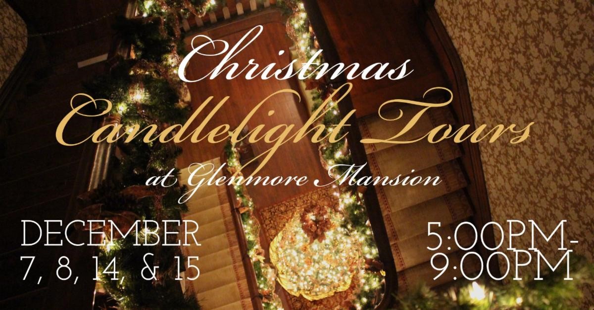 Glenmore Mansion christmas tours graphic